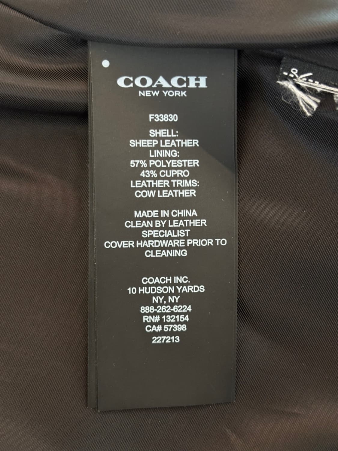 Coach Lamb Riders Jacket 상품이미지7