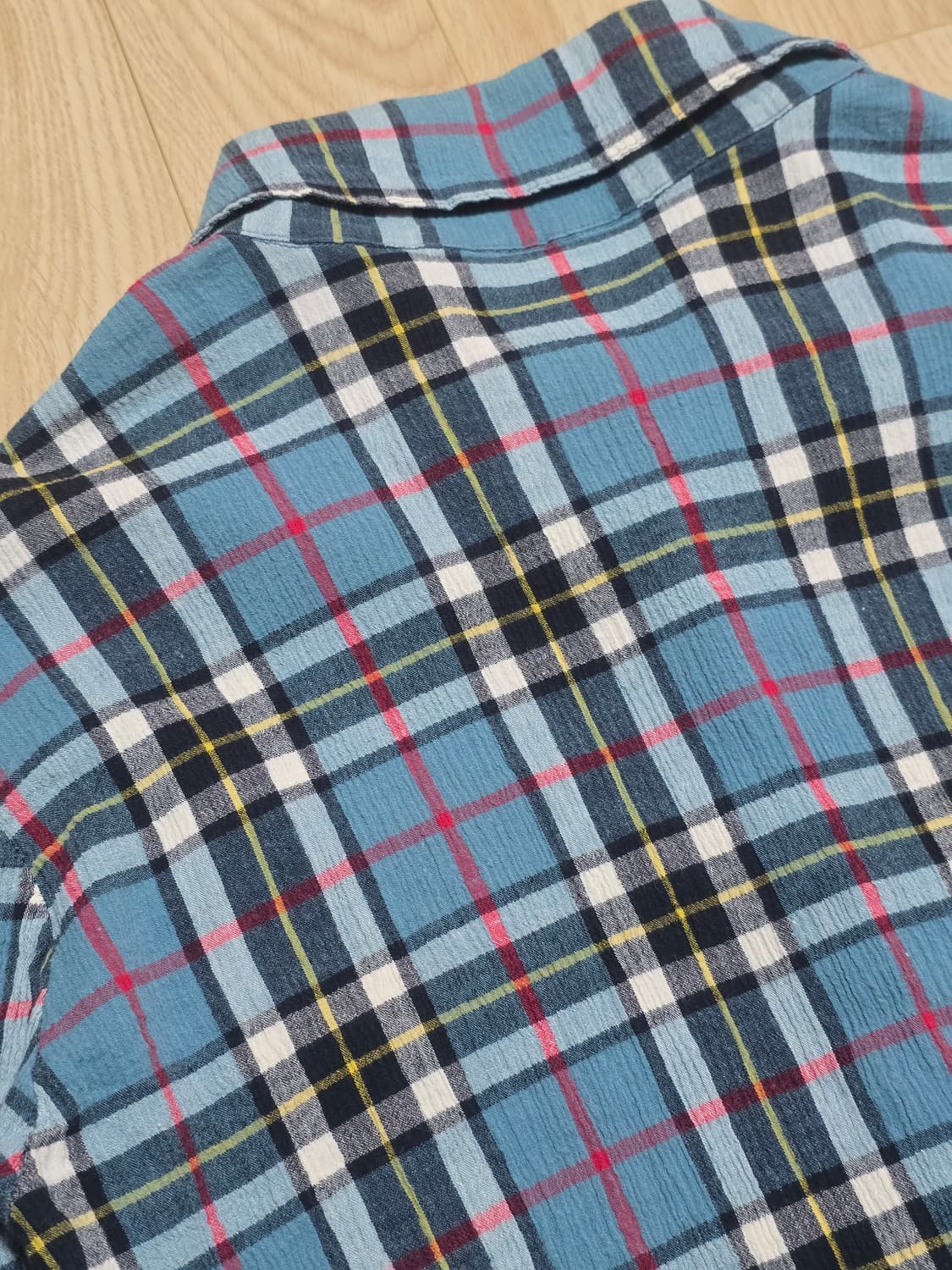 Tsumori Chisato 츠모리치사토 주름 체크 셔츠  상품이미지6