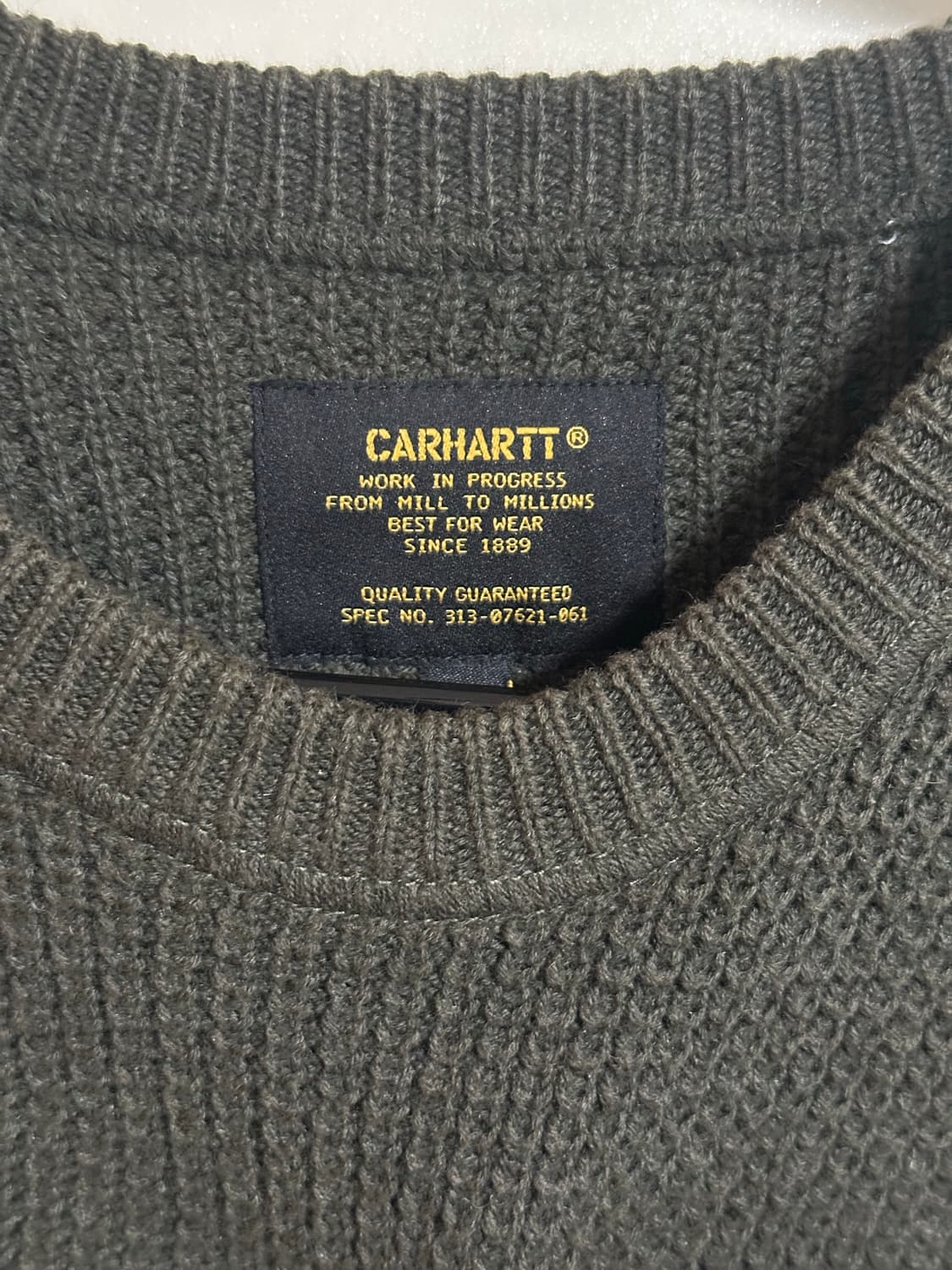 Carhartt WIP 크루넥 니트/스웨터 폭 상품이미지3