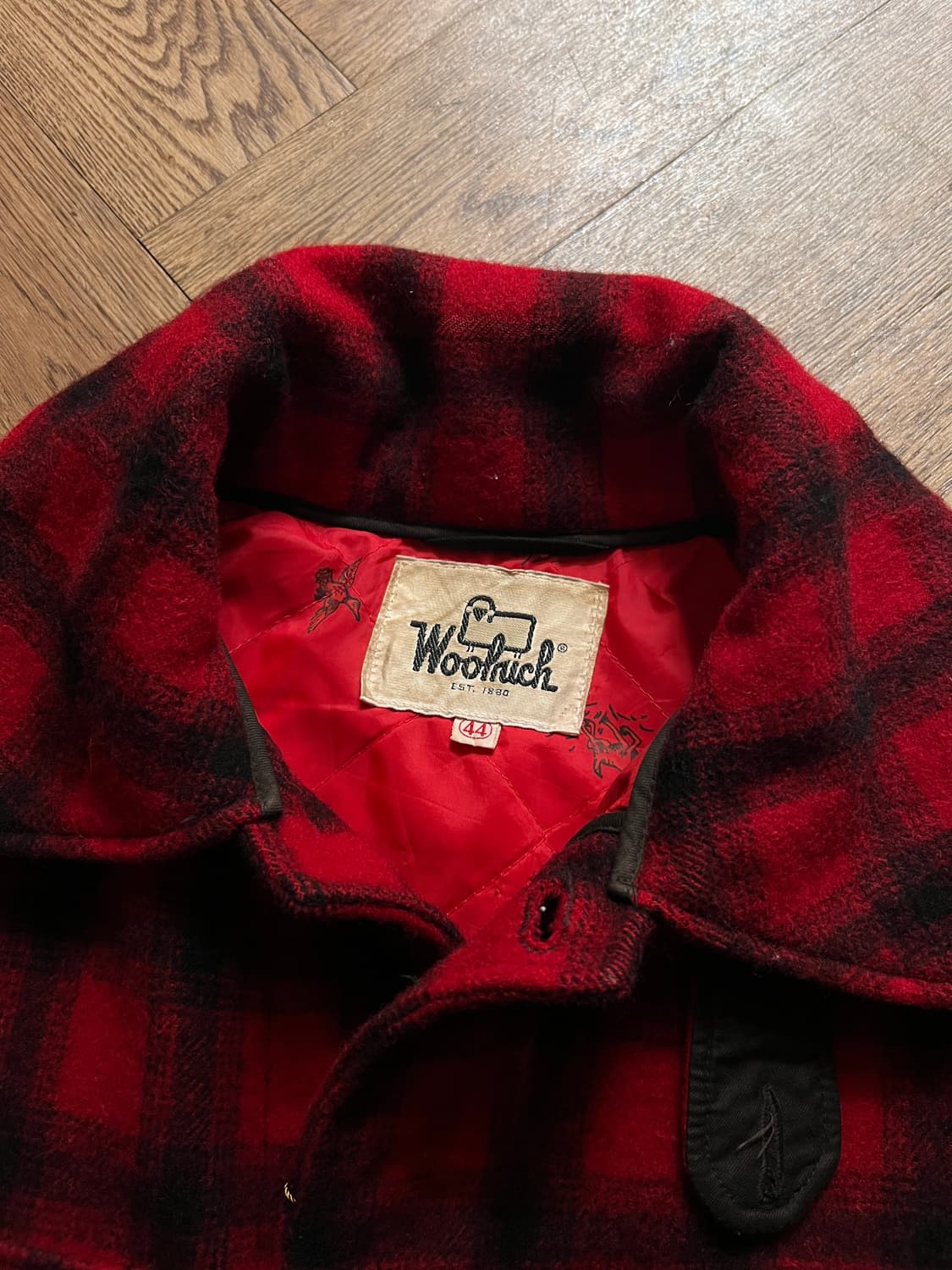 [L]60's 울리치 USA 오리지널 매키노 울 헌팅 자켓 상품이미지2