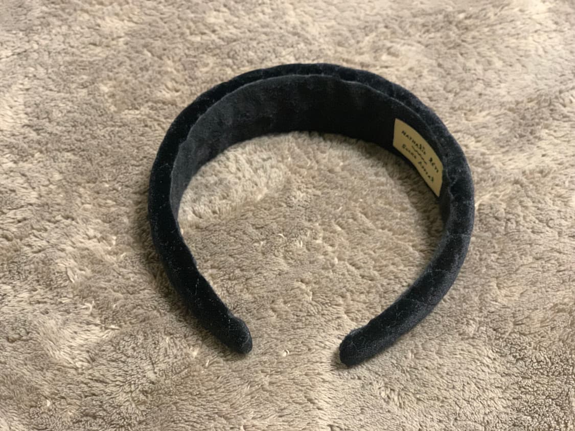 삭스어필 헤어밴드 NAT velvet hair band flower 상품이미지3