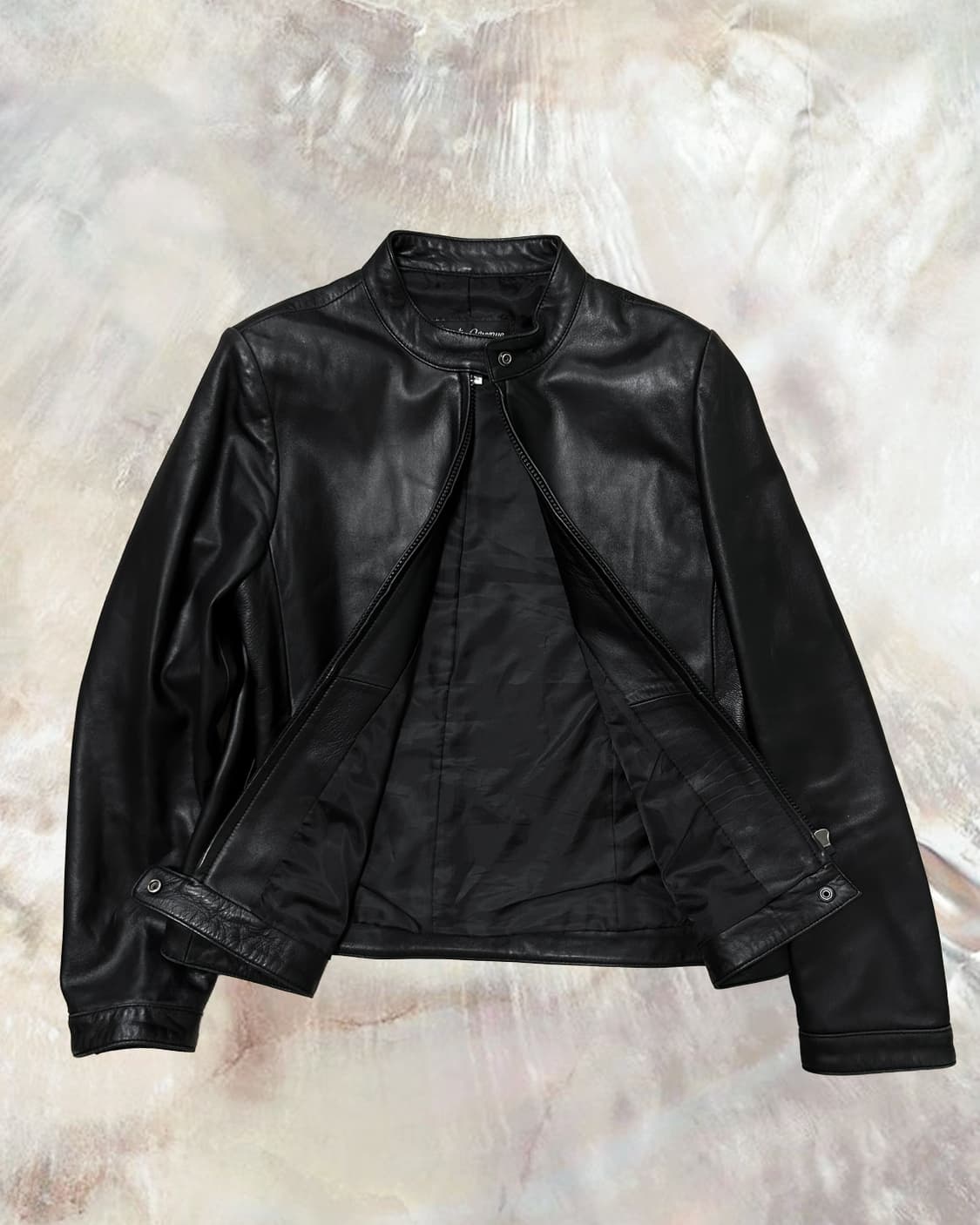 빈티지 블랙 양가죽 자켓 상품이미지2