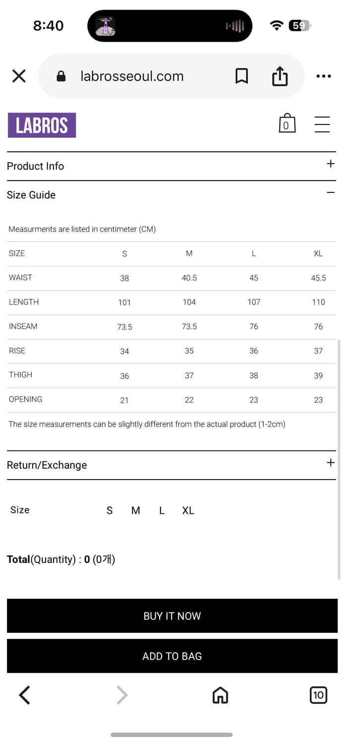 라브로스 흑청 xl 상품이미지4