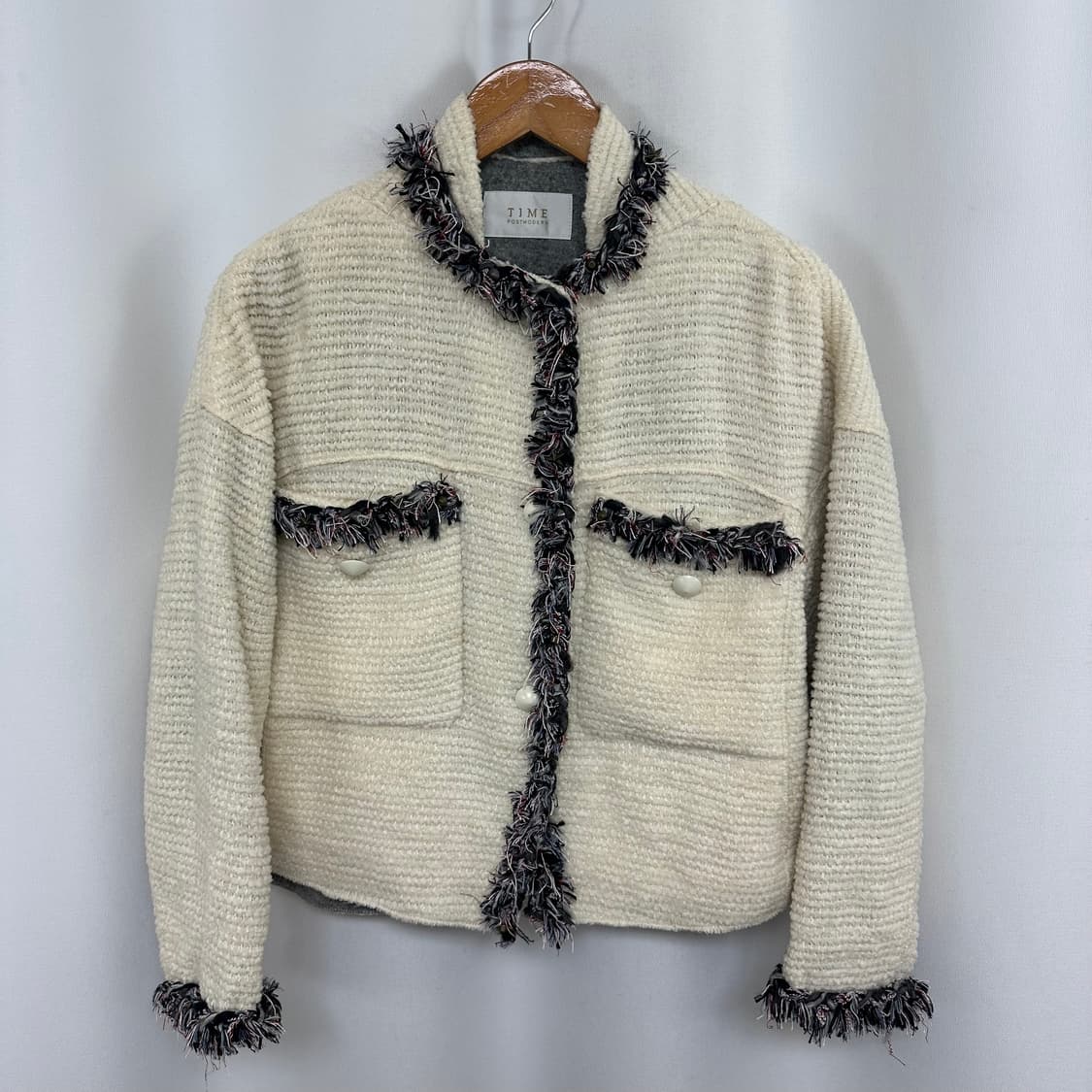 타임 TIME 여자 모 자켓 아이보리 (55-66추천)  상품이미지1