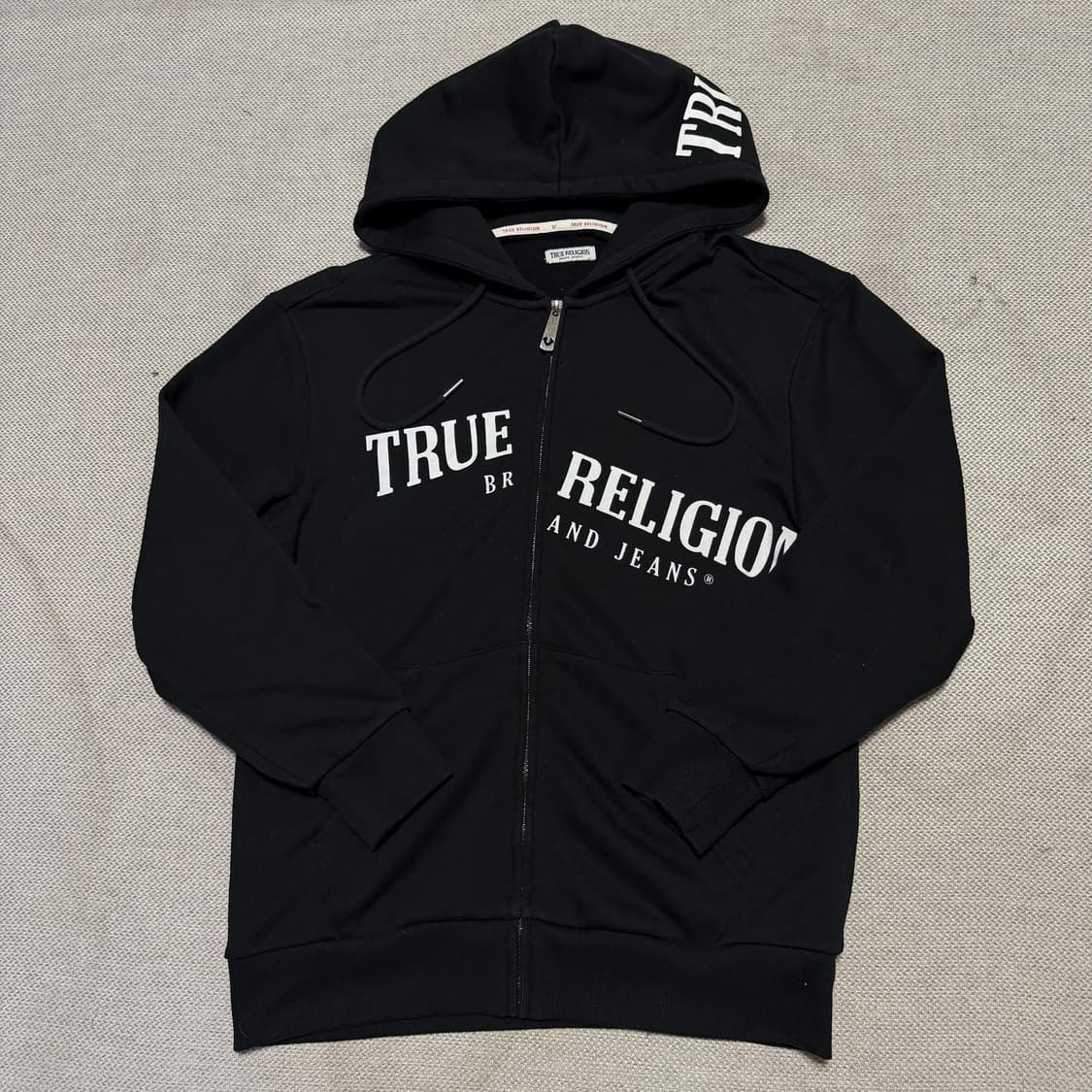 트루릴리젼 멀티로고 후드집업 상품이미지1