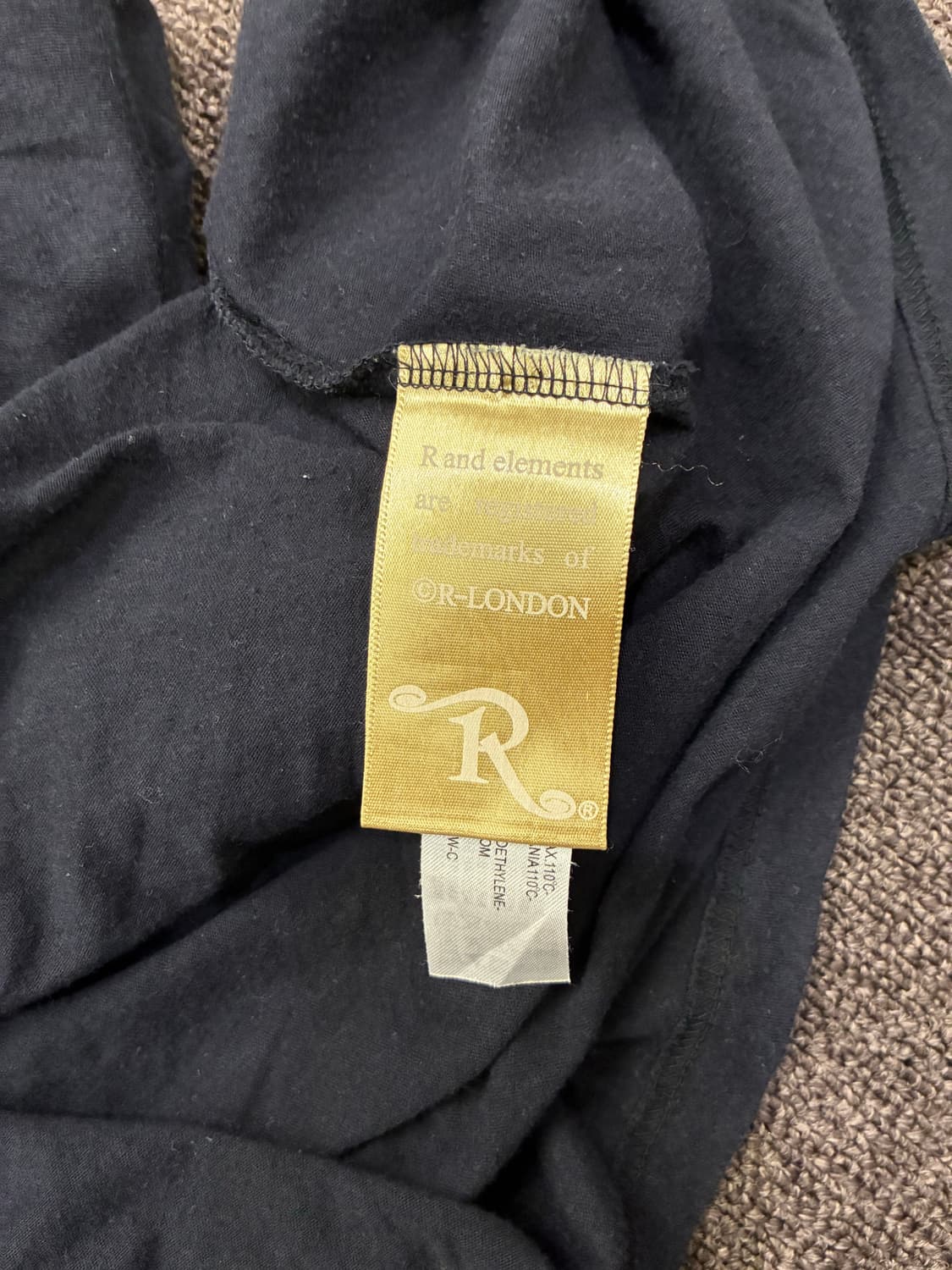 XS)Japanese vintage 여성 레터링 오프숄더 숏 슬리브 상품이미지4