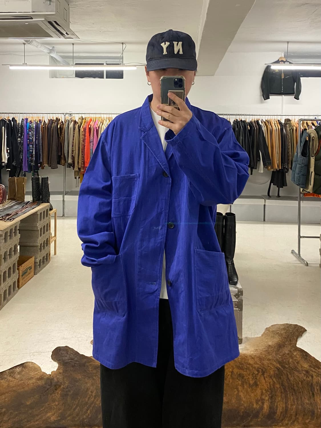 VTG french work shop coat 빈티지 프렌치 워크 샵코트 상품이미지1