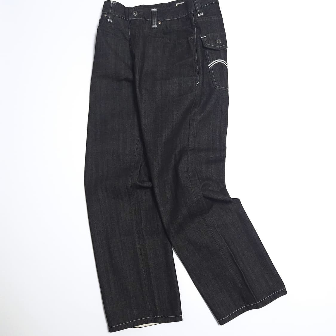 리바이스 00s 569 루즈 스트레이트 블랙 데님 팬츠 상품이미지2