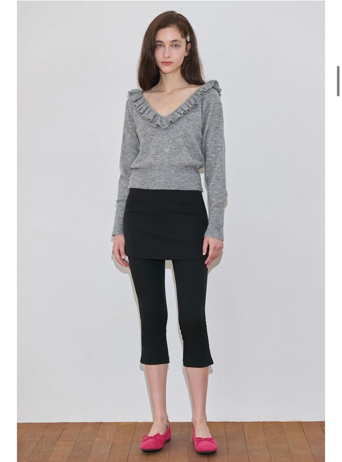 시눈 Lace Layered skirt pants 상품이미지1