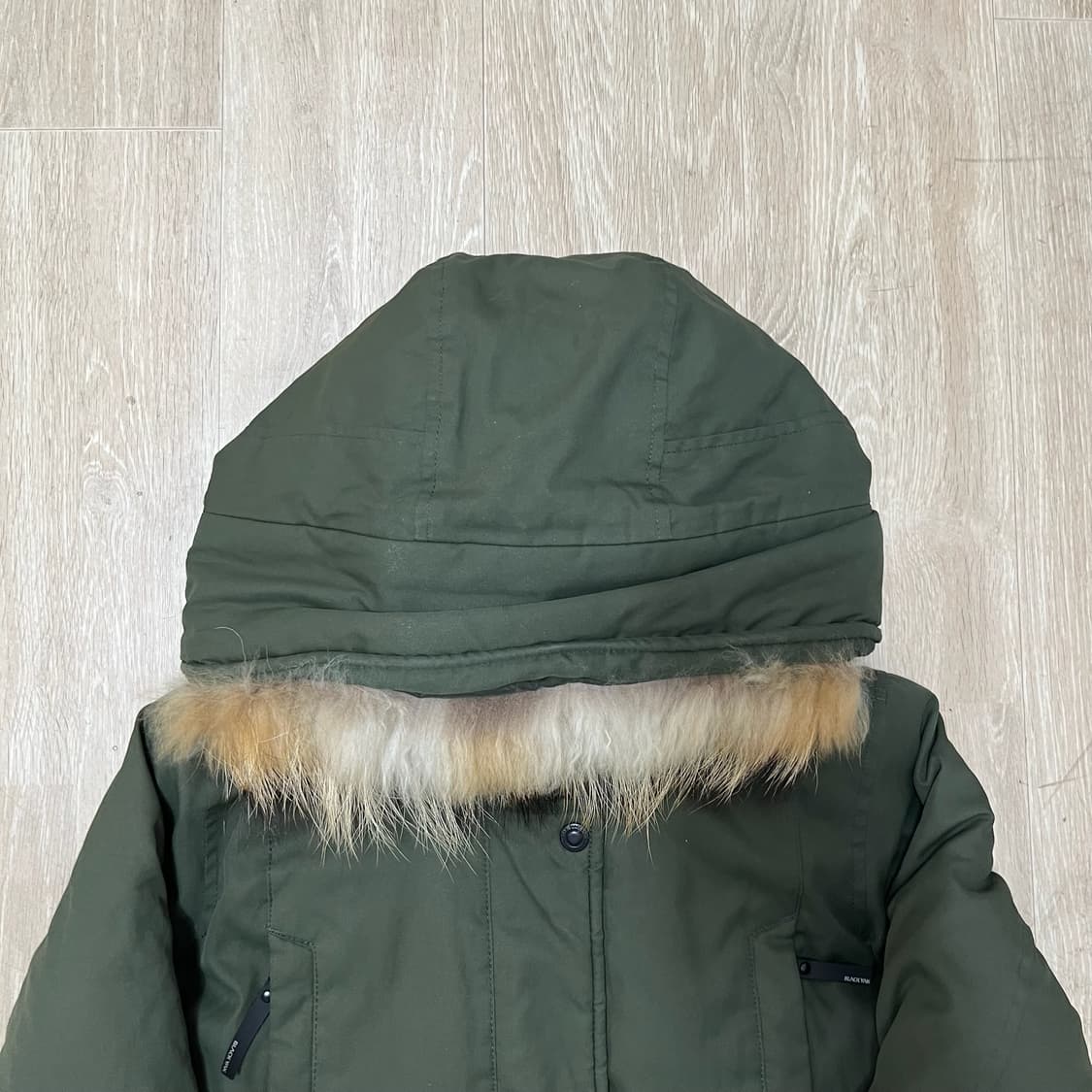 블랙야크 여성 덕다운 후드 롱패딩 S/90 상품이미지2
