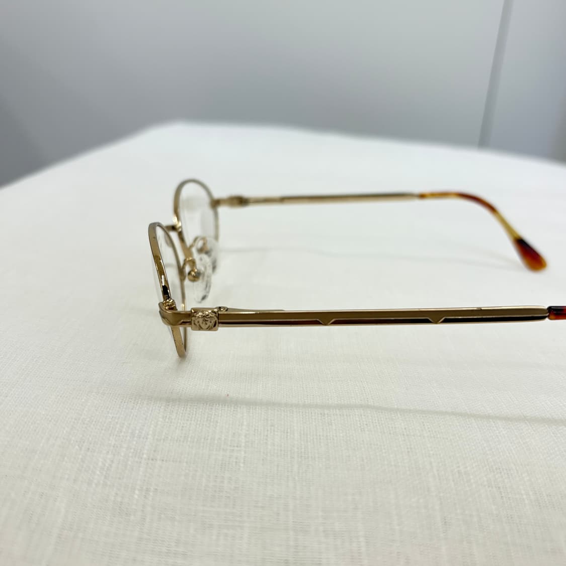 VERSACE 베르사체 골드 메탈 안경 상품이미지3