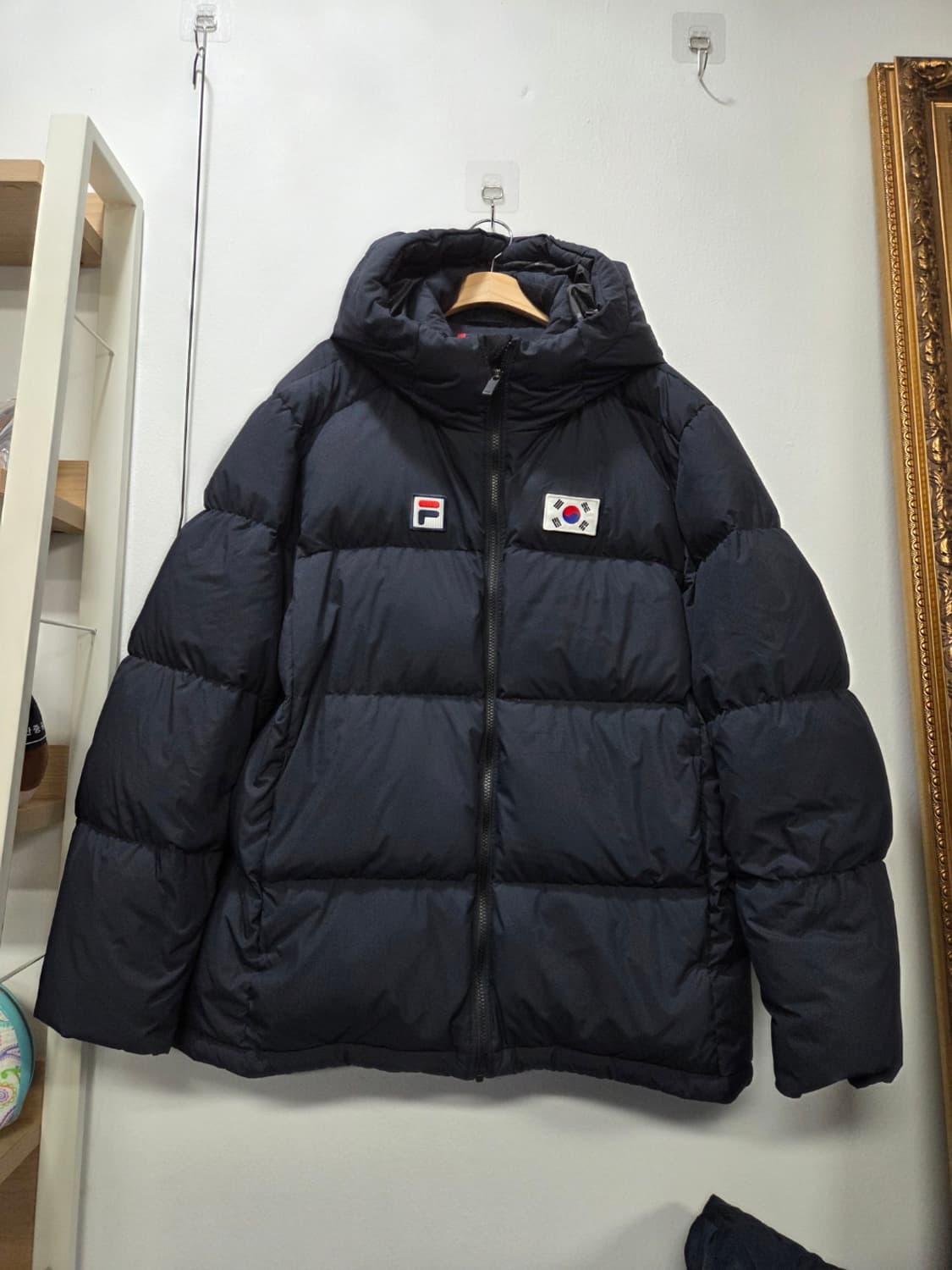 [M.05] 휠라 FILA 국대 KOREA 네이비 패딩 4XL 상품이미지1