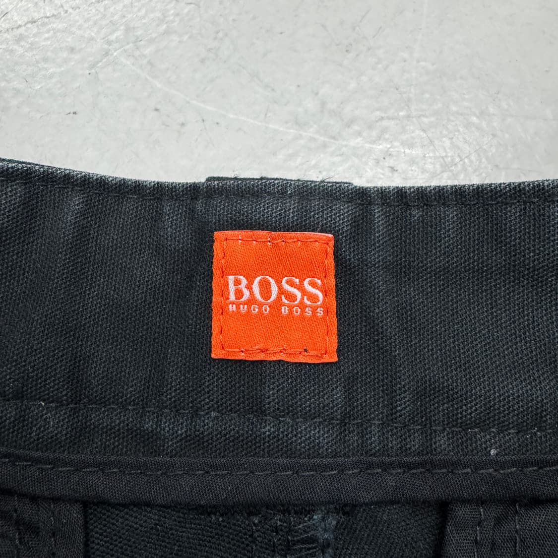 휴고보스 바이커 새깅 흑청 데님팬츠 상품이미지8