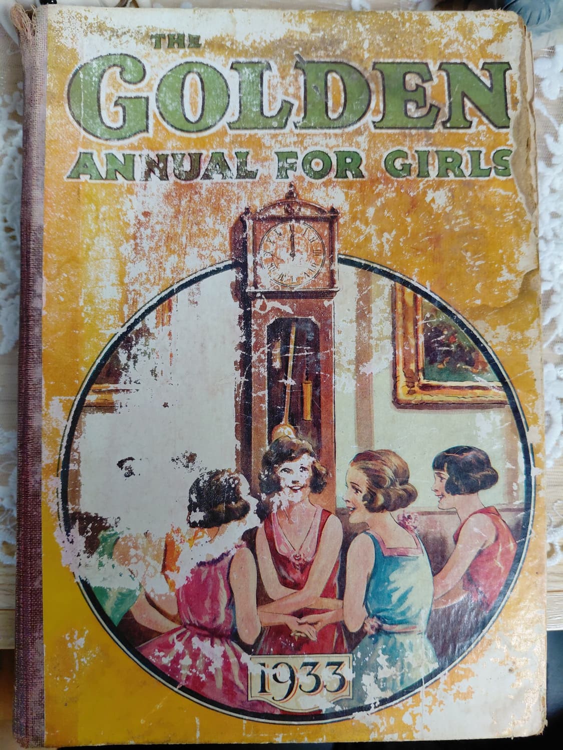 Antique )1933년 소녀 연감 앤틱북 상품이미지1