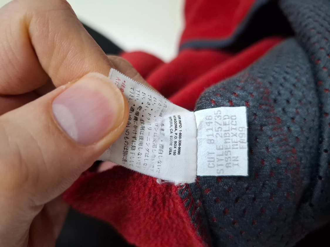 XL 파타고니아 90s 마수피얼 레드 하프집업 플리스 신칠라 상품이미지6