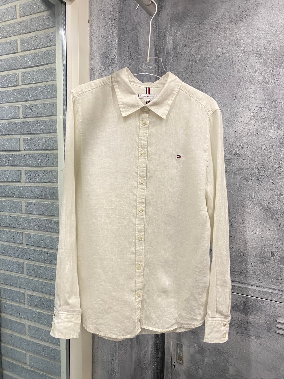 Tommy Hifiger Linen-100% Shirts 상품이미지4