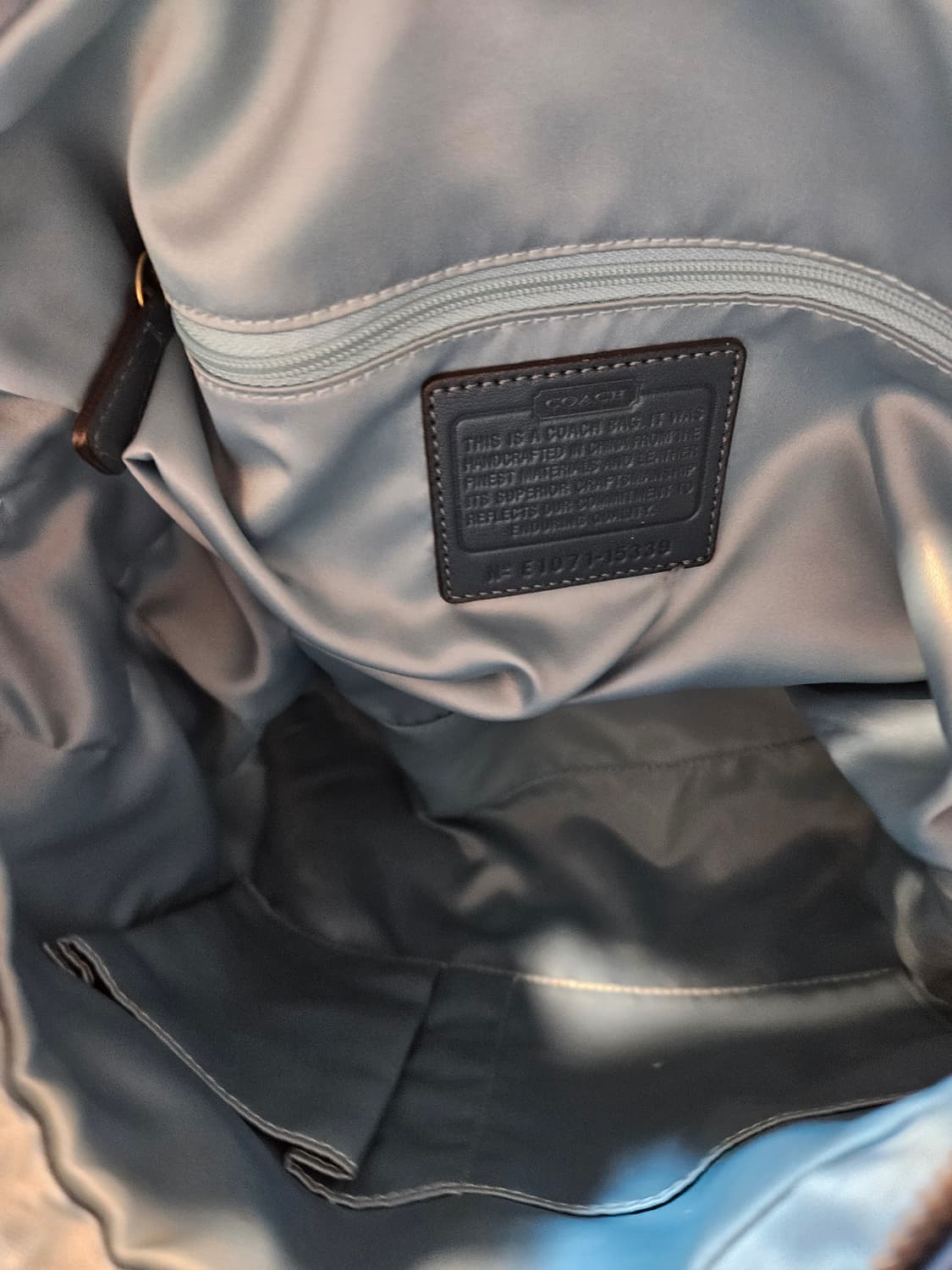  [정품] 코치 매디슨 래더 매기 숄더백 (딥틸 컬러/상태굿) 상품이미지7