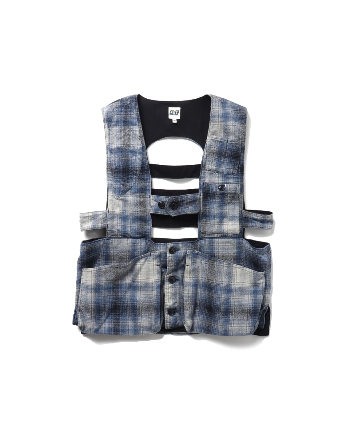 AiE Game Vest Shadow Plaid Flannel 상품이미지1