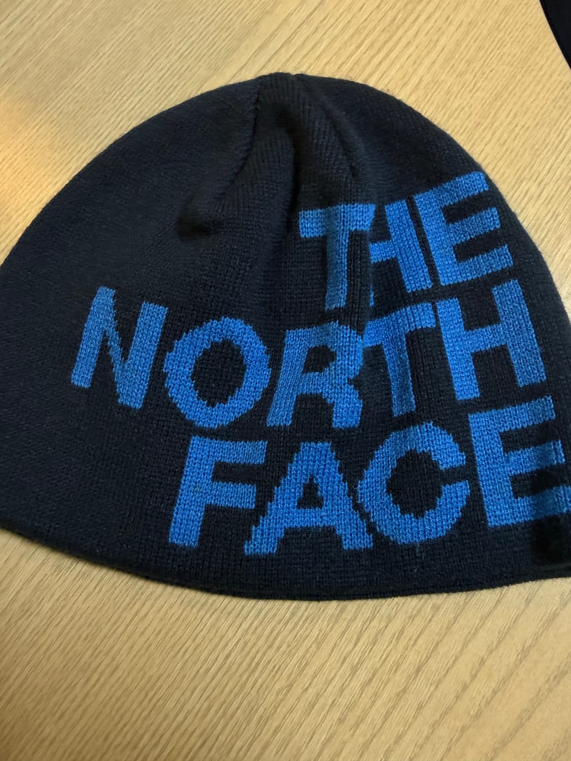 노스페이스 빅 로고 비니 네이비 상품이미지2