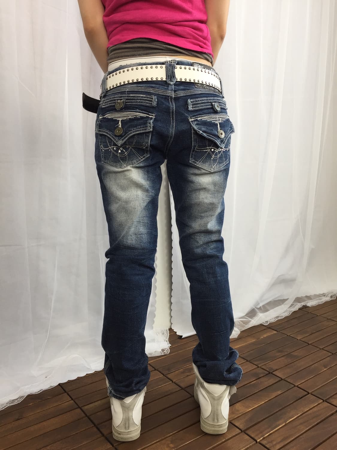 The Vintage Y2k Skinny denim pants 상품이미지2
