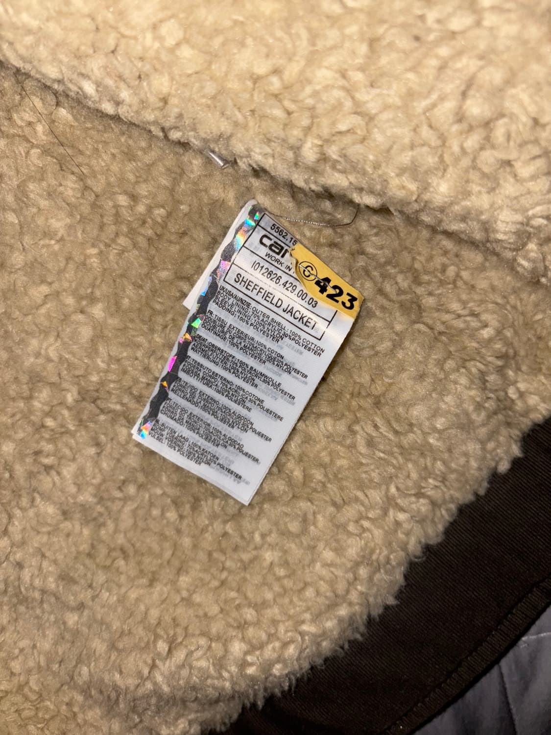 칼하트 쉐필드 자켓 판매 상품이미지4