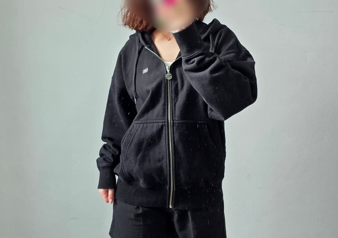 [프립]LMC 지구본 후드집업 블랙 상품이미지2