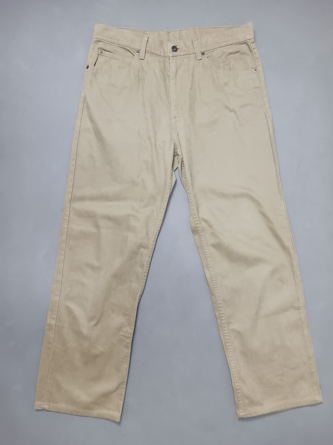 [36] 리바이스 502 베이지 치노 레귤러 테이퍼드 핏 팬츠 상품이미지1