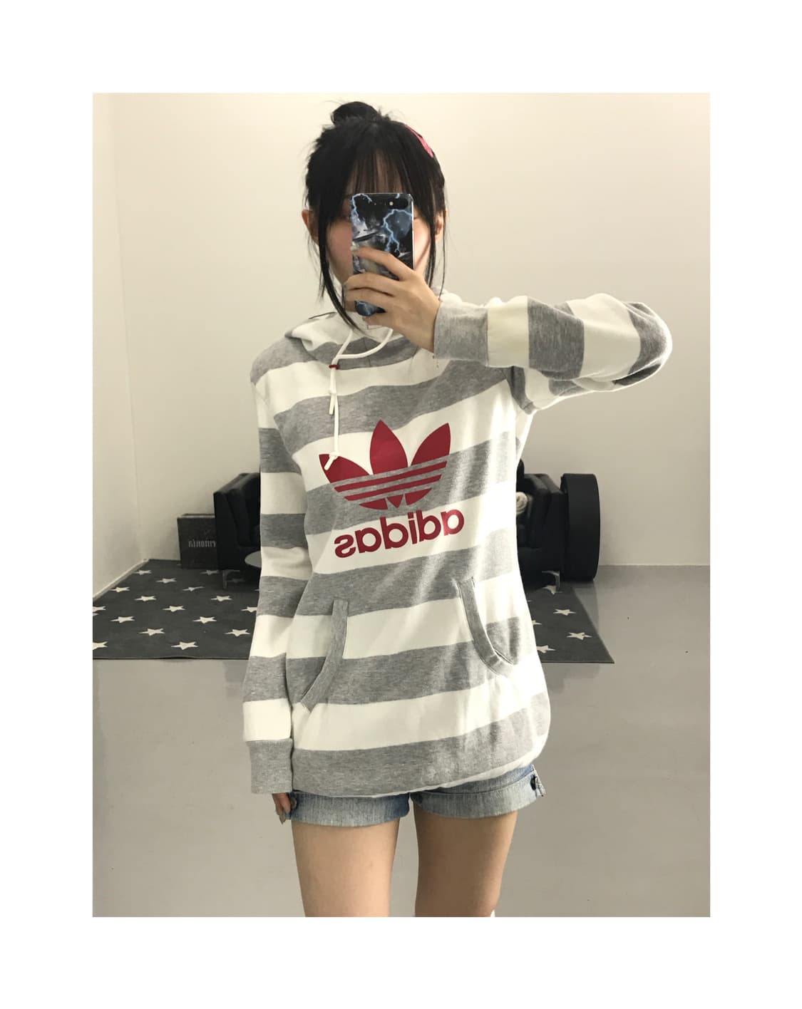 Adidas Kitsch Striped Hoodies 상품이미지1