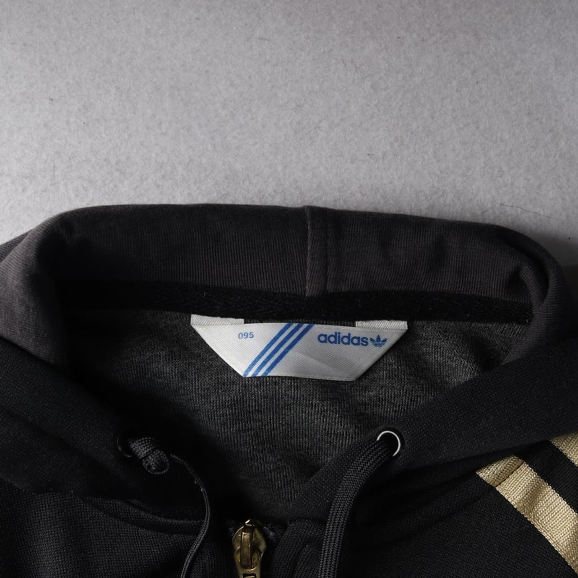 아디다스 오리지널 불꽃로고 검금 후드 져지 M 상품이미지5