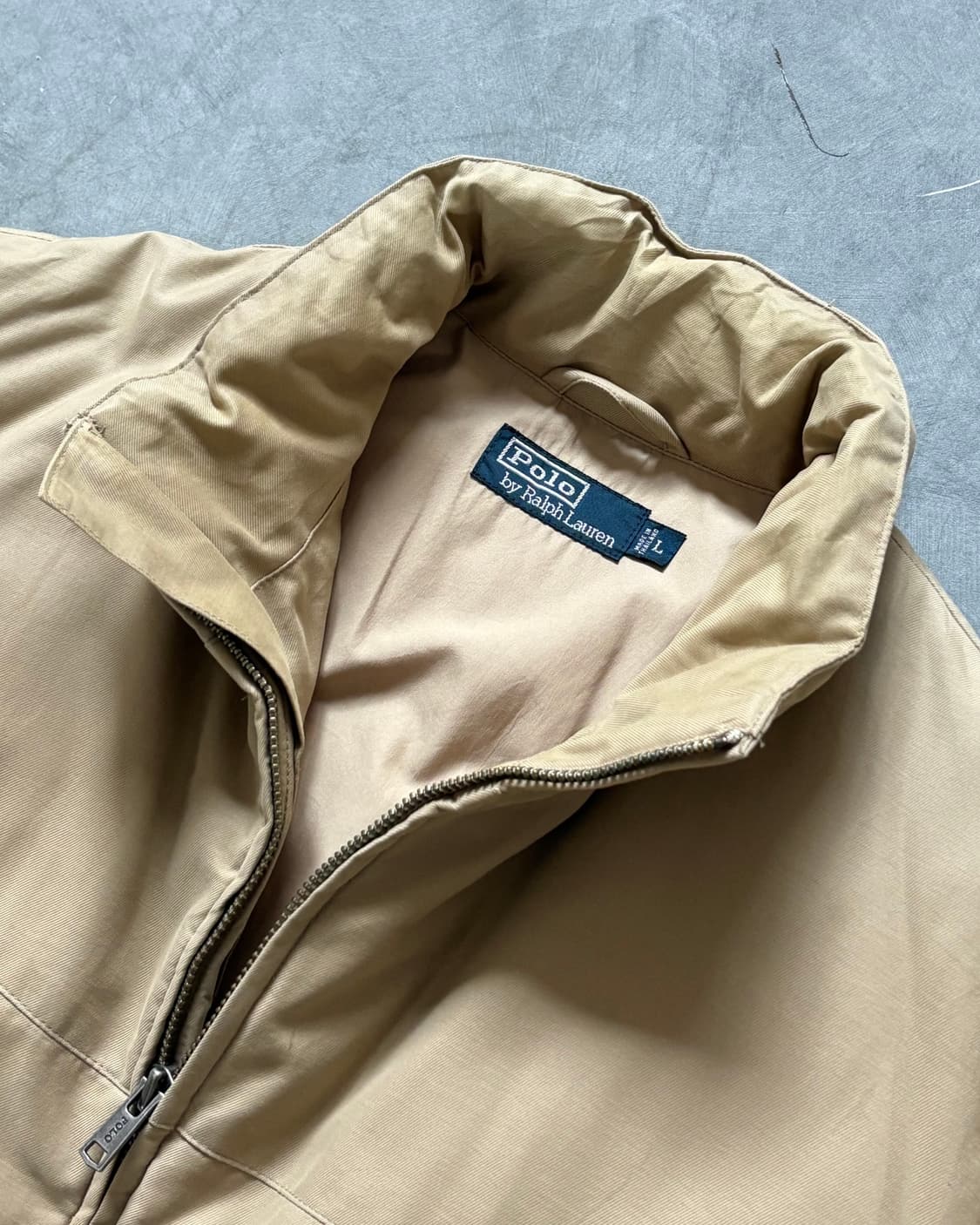 Polo 폴로 랄프로렌 베이지컬러 봄버 패딩 자켓  상품이미지3