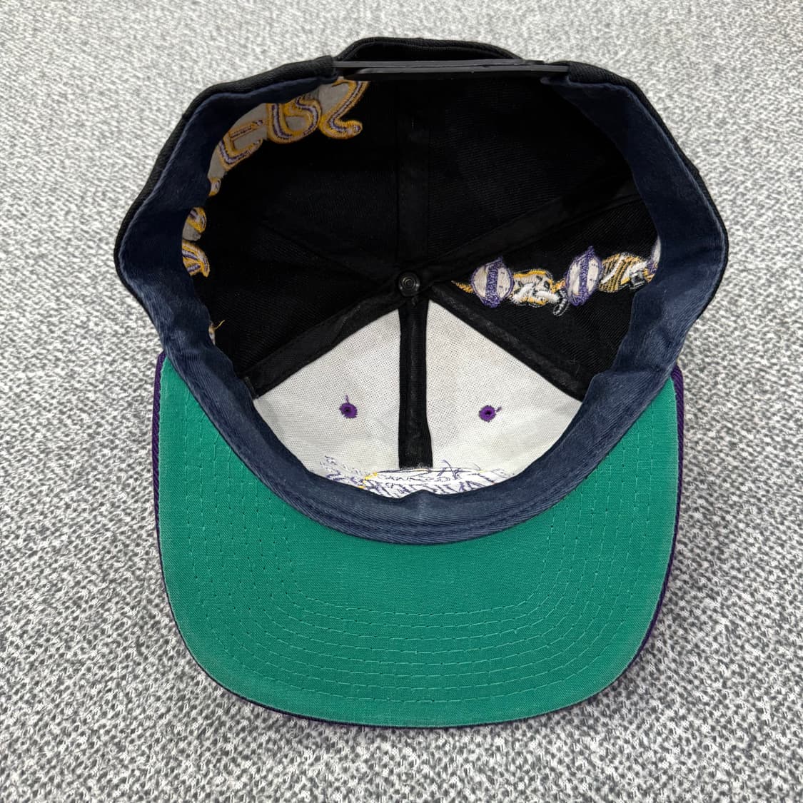 F 레이커스 농구팀 LAKERS 레트로 빈티지 자수 볼캡 모자 스냅백 상품이미지7