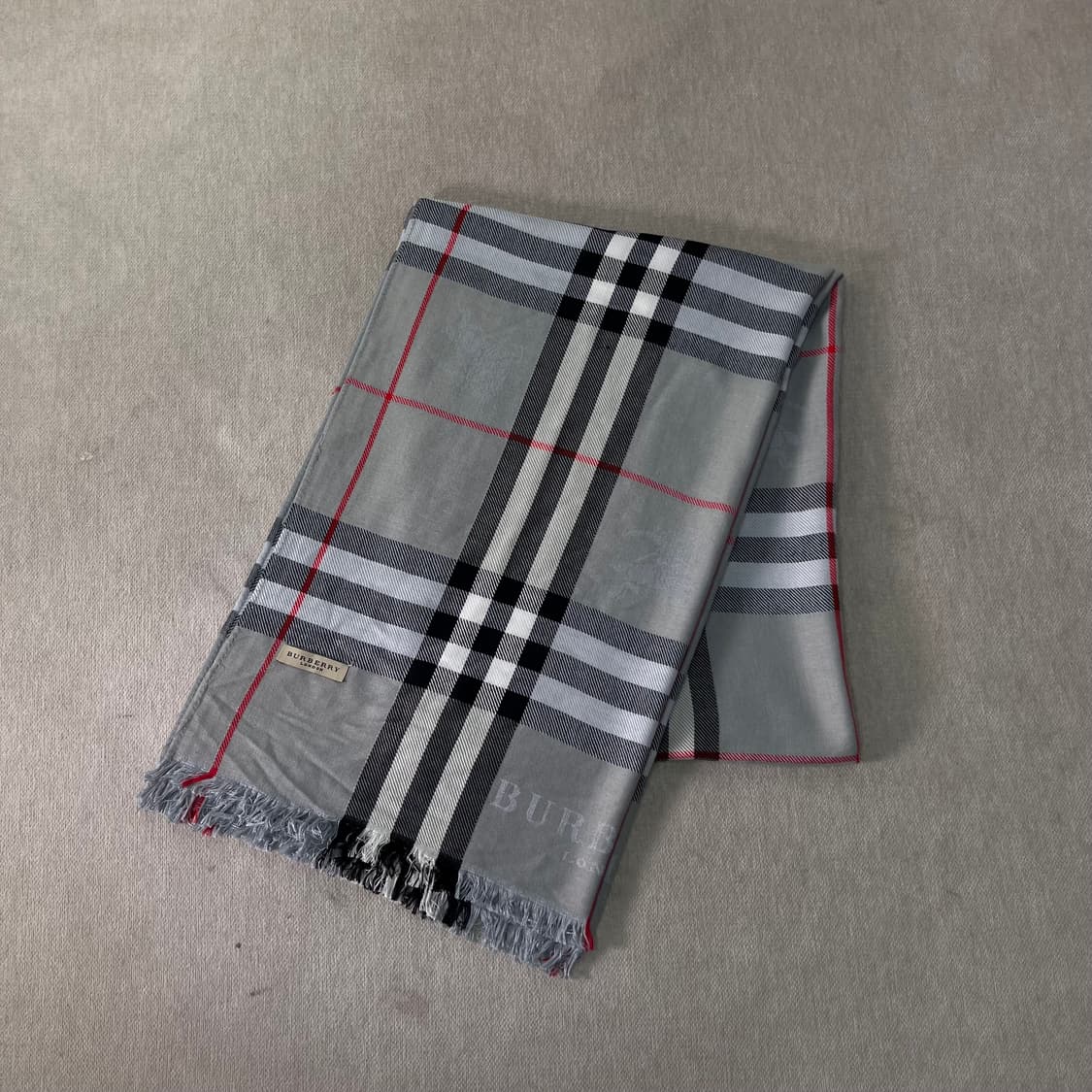 버버리 노바체크 램스울 실크 머플러 상품이미지1
