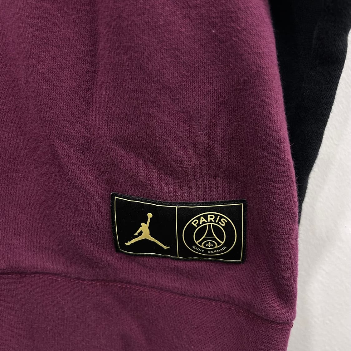 나이키 조던 파리 생제르망 코튼 배색 후드티 상품이미지4