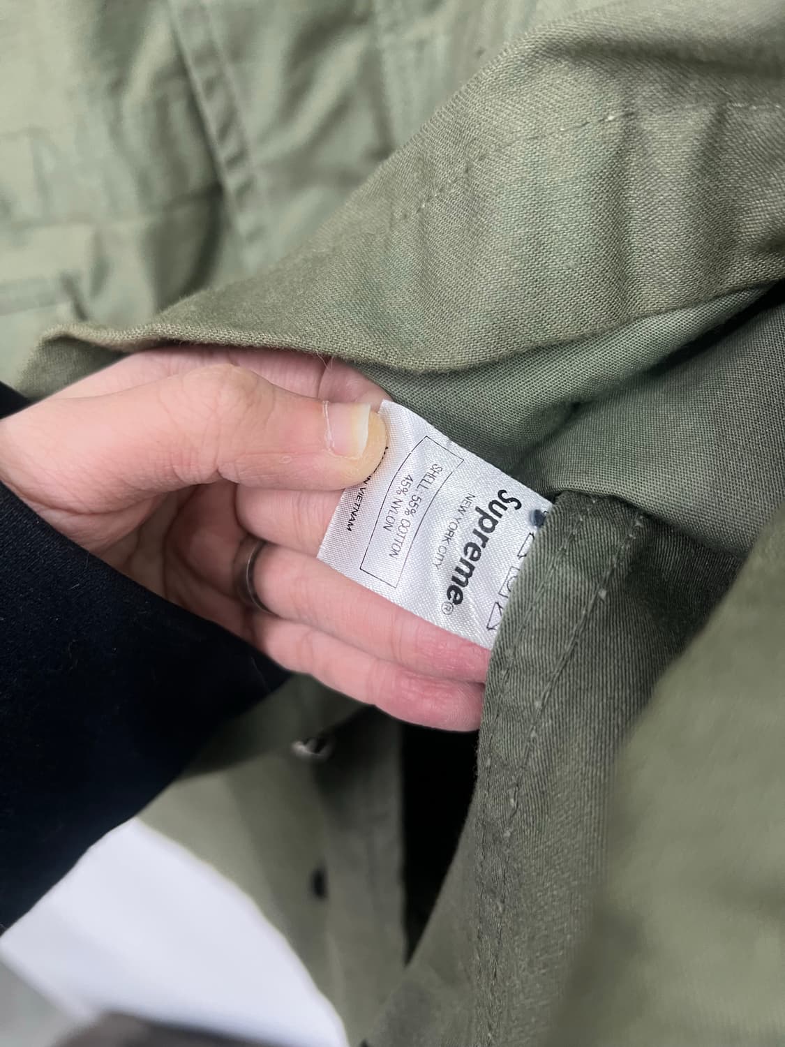 슈프림 녹색 야상 상품이미지3