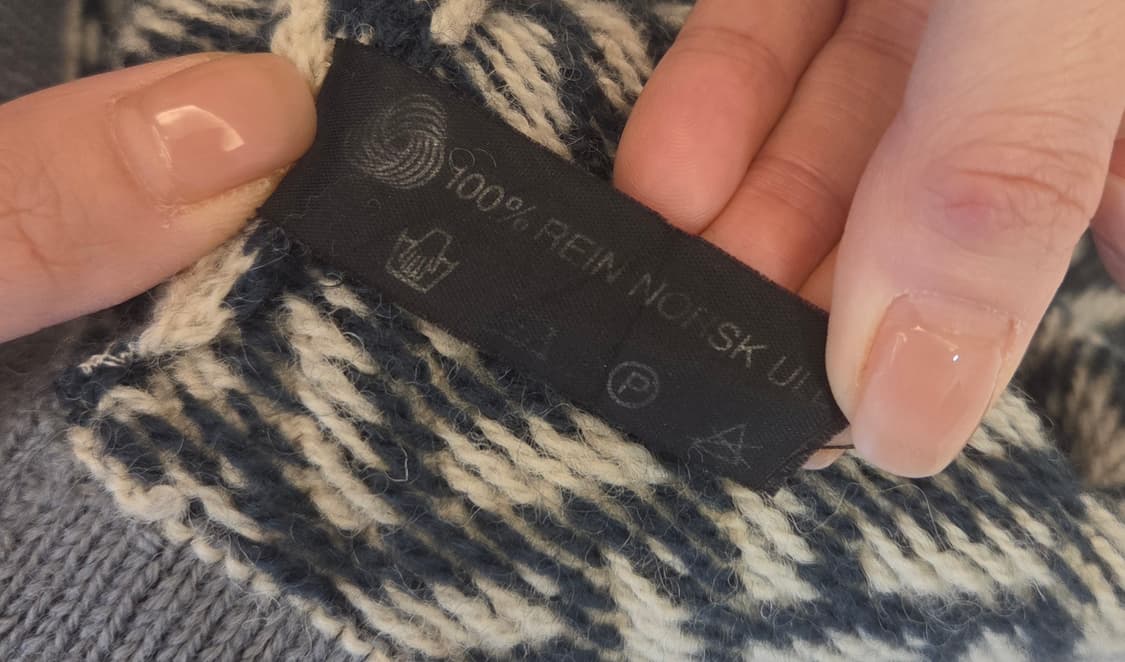 그레이 패턴 여성 스웨터 상품이미지3