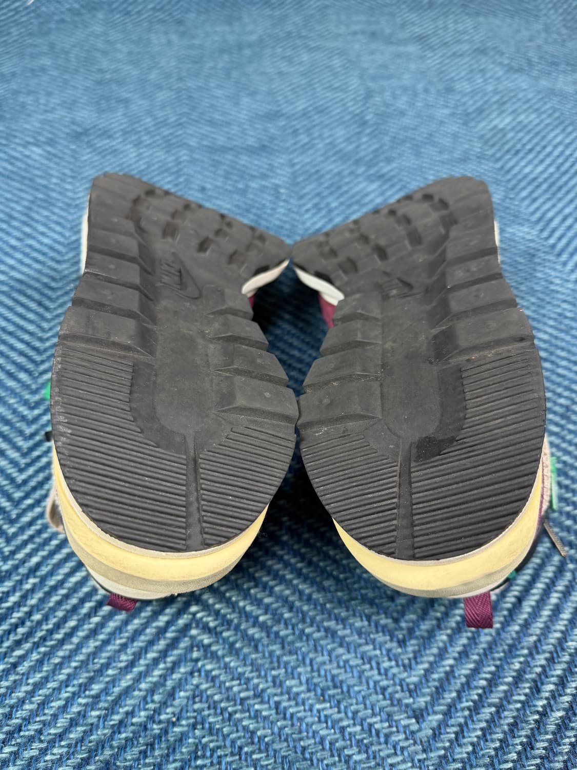 나이키 사카이 베이퍼와플 그린/버건디 상품이미지4