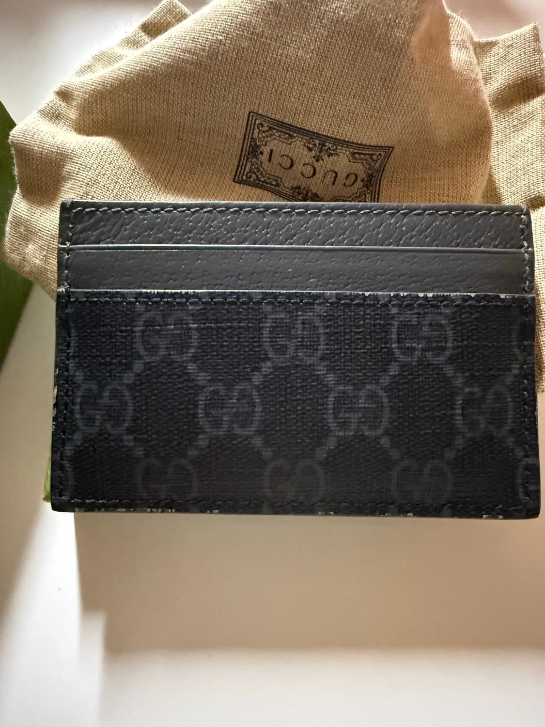 구찌 GG 카드지갑 블랙 풀세트 상품이미지3