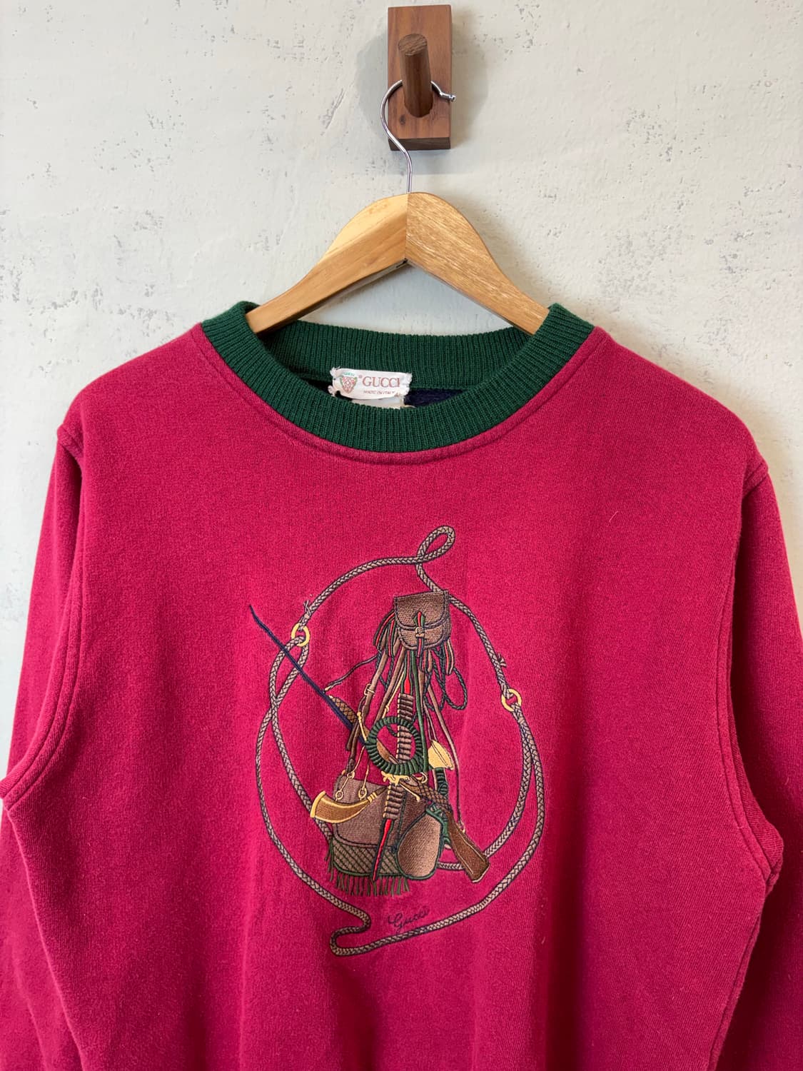 GUCCI 구찌 90s 빈티지 자수 맨투맨 상품이미지3