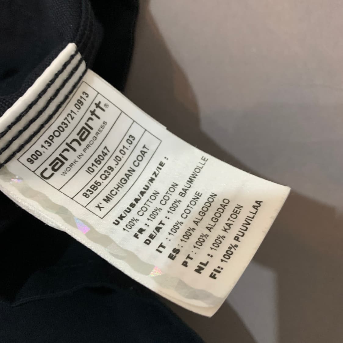 L 칼하트WIP 여성 X 미시건 워크 자켓  상품이미지6