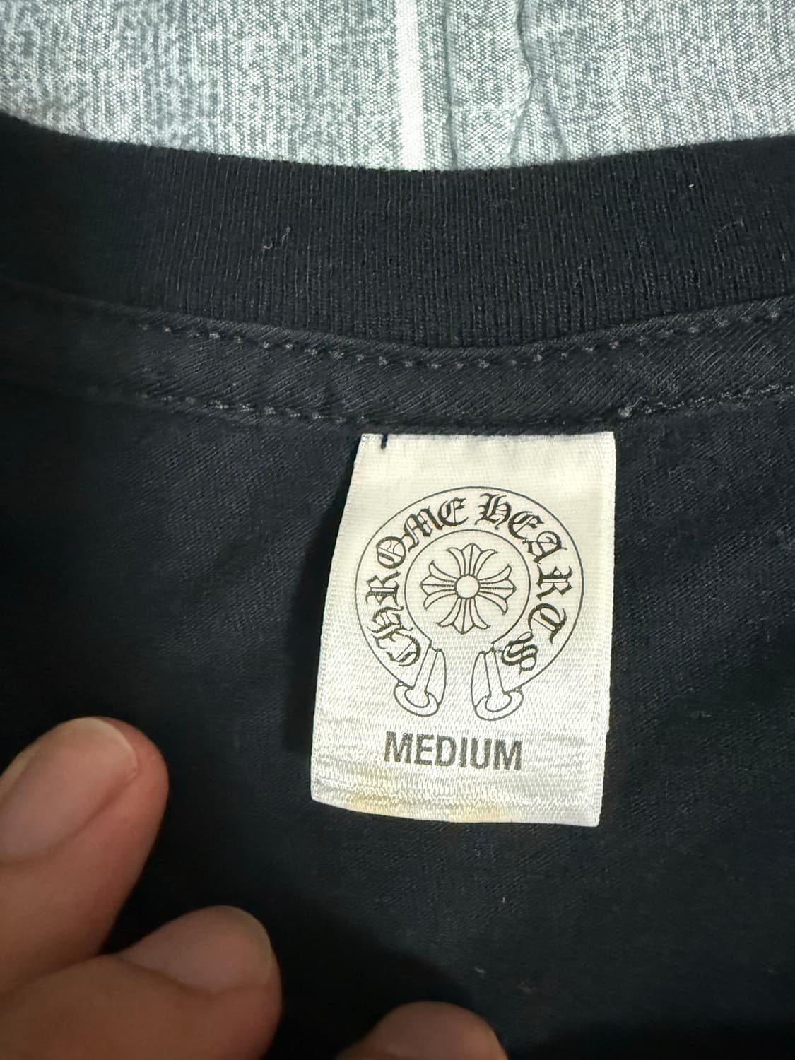 크롬하츠 올드크롬 포티 블랙 롱슬리브M 상태굳 상품이미지3