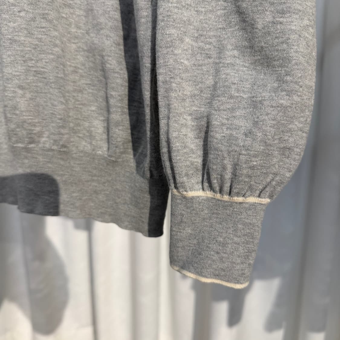 A+ / 54 (105-110) 브루넬로 쿠치넬리 코튼 크루넥 니트 상품이미지3