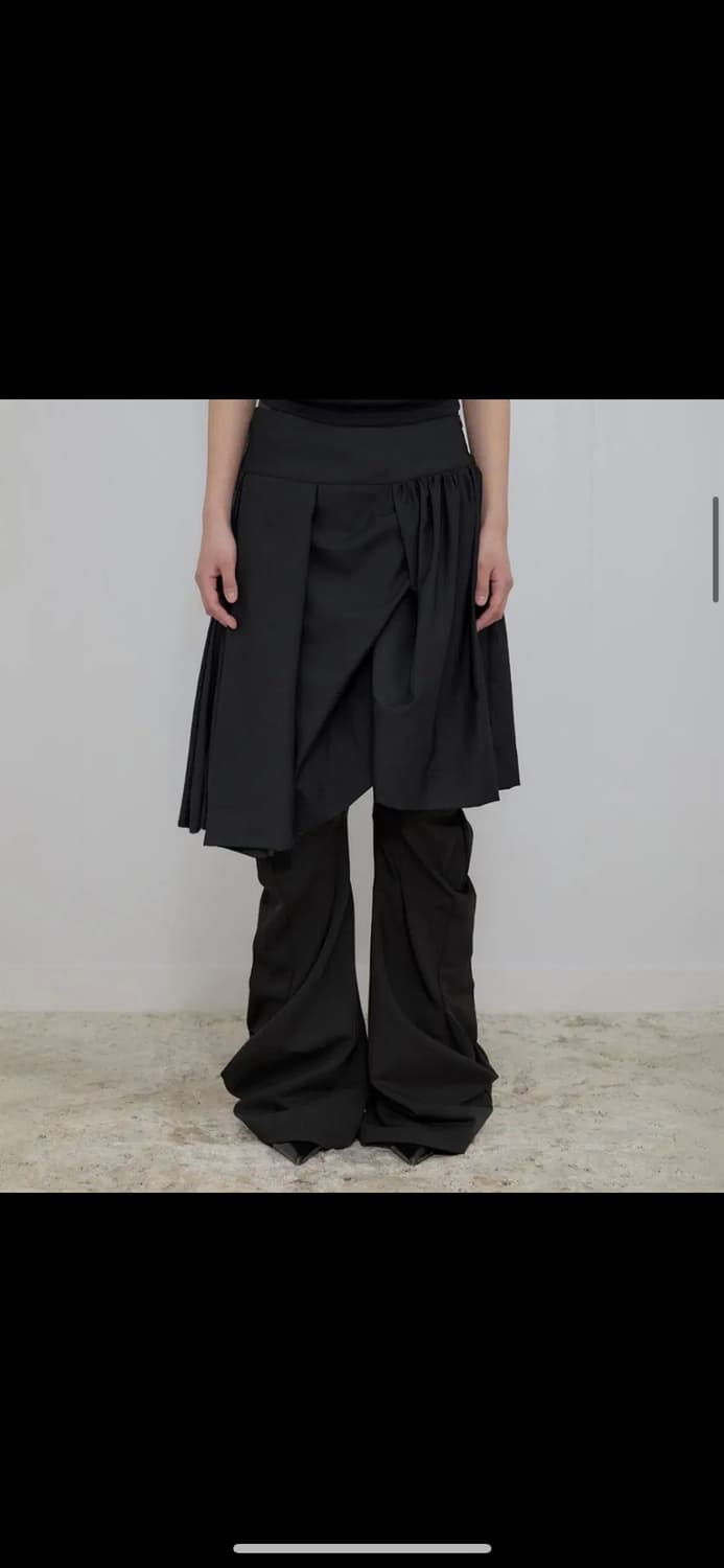 플레이업 Draped 미디 스커트 상품이미지1