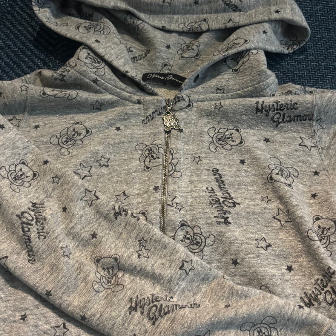 Hysteric glamour 퍽베어 후드집업 상품이미지3