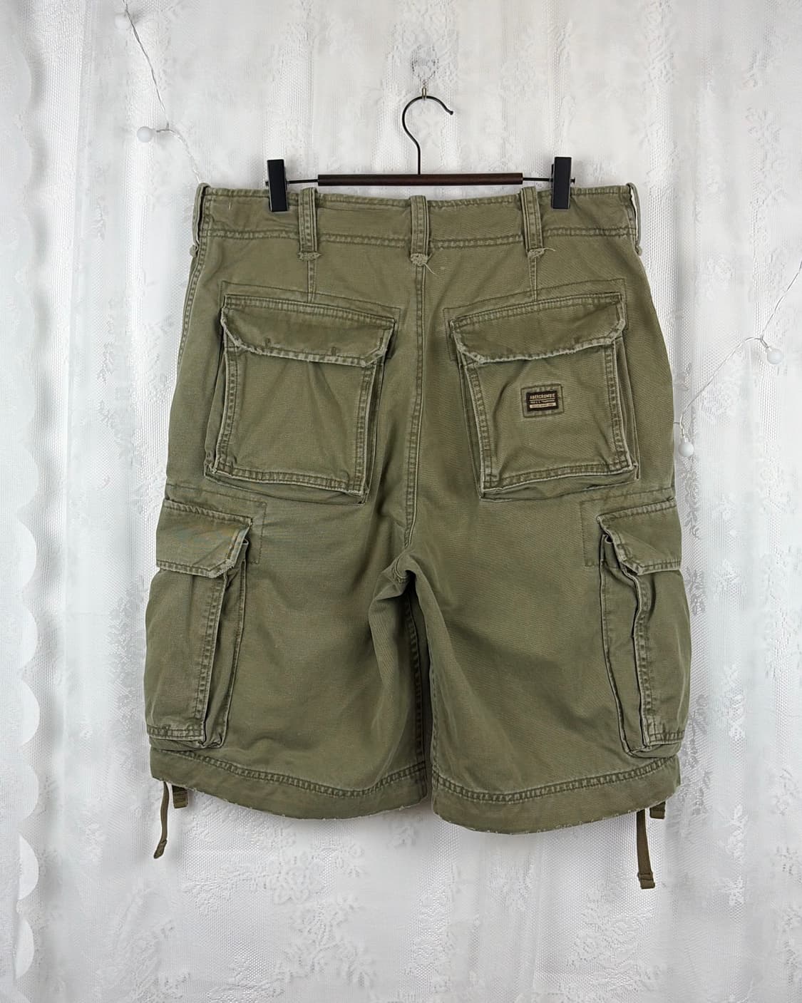 ABERCROMBIE khaki cargo bermuda pants 상품이미지6