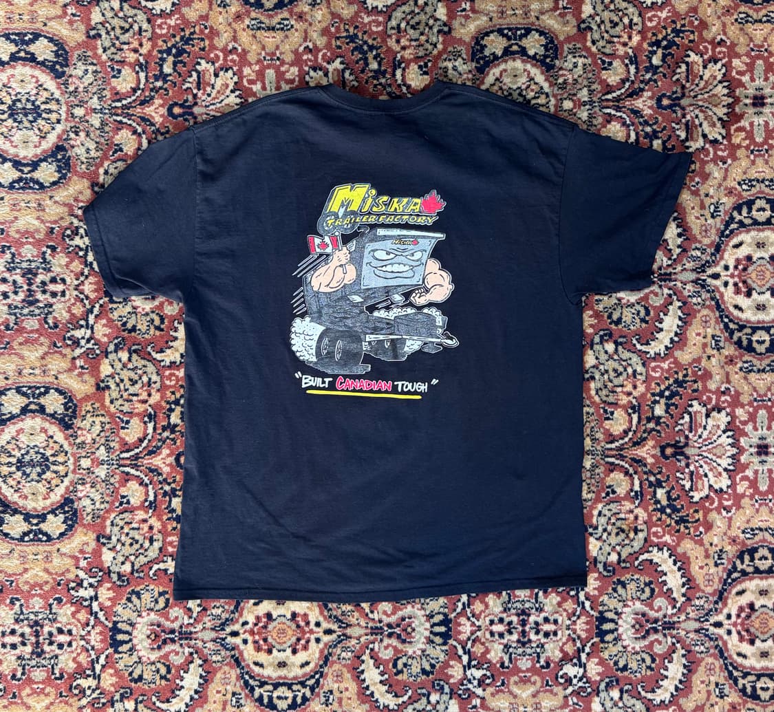 빈티지 그래픽 반팔 레이싱티 XL (701) 상품이미지4