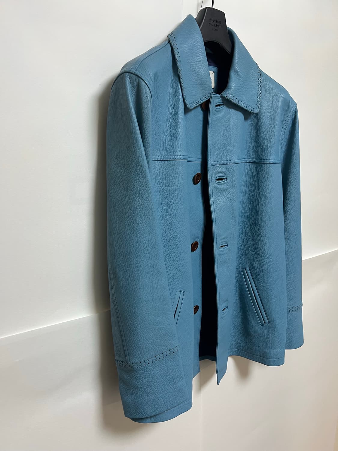 레더 코트 상품이미지2