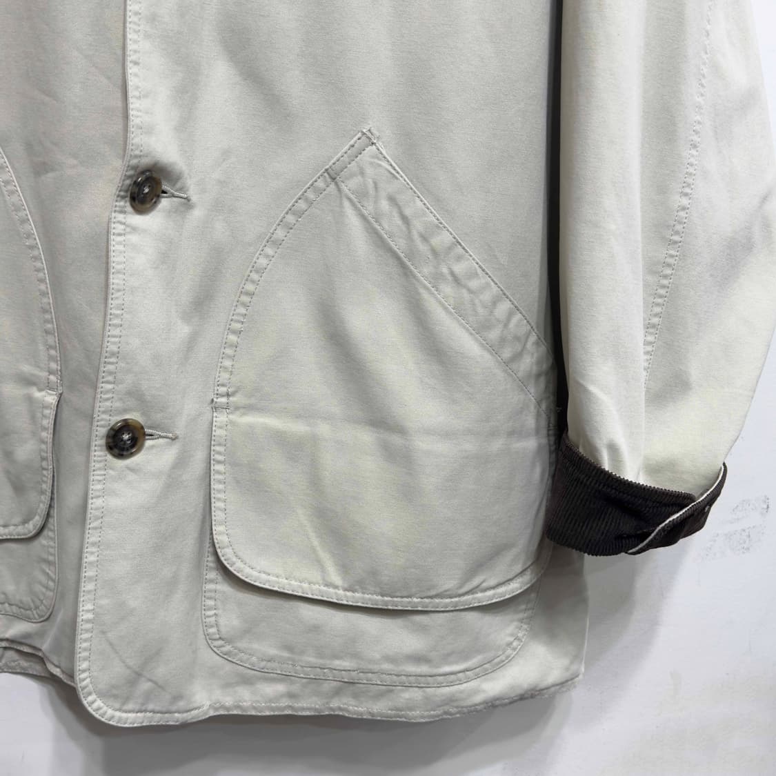 올드갭 레더 카라넥 헌팅 자켓 상품이미지4