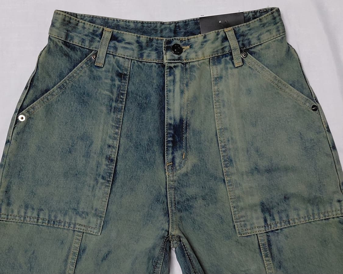 [STYLENANDA] 스타일난다 빅 포켓 다잉 데님 팬츠 (M) 상품이미지1