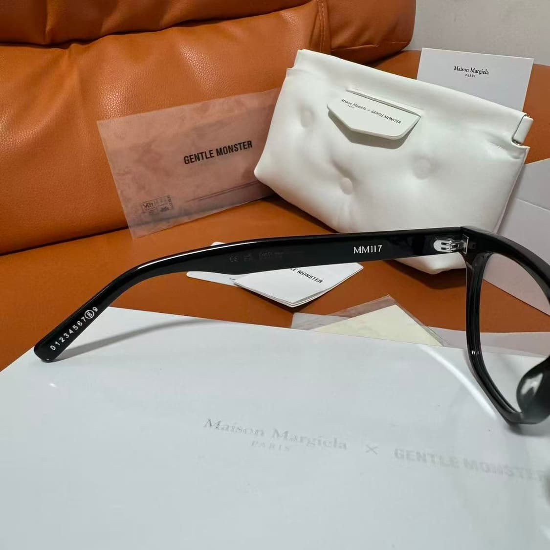 (정품)젠틀몬스터x메종마르지엘라 MM117 01 패션안경 상품이미지5