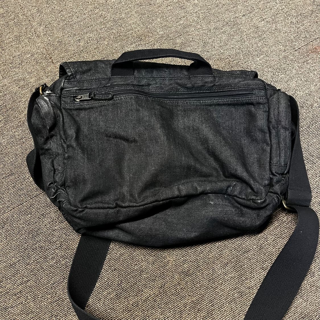 루카스 y2k 흑청 데님 크로스백 상품이미지9